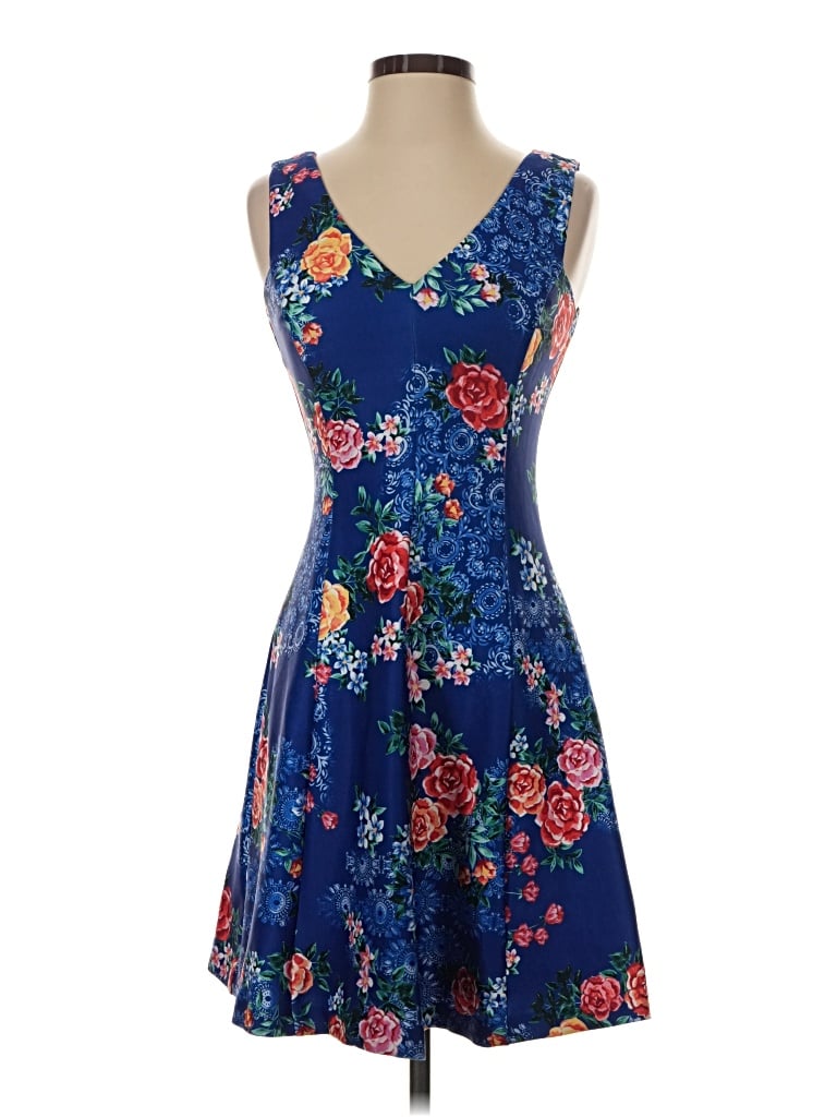 Pre-owned Kensie Cocktail Dress In Blue