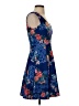 Kensie Floral Blue Cocktail Dress Size 2 - photo 4