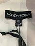 Modern Works Ivory Long Sleeve Blouse Size XL - photo 4