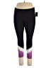 Torrid Color Block Purple Active Pants Size 3X Plus (3) - photo 1