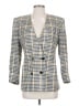 Stirling Cooper 100% Viscose Houndstooth Ivory Blazer Size 4 Petite - photo 1