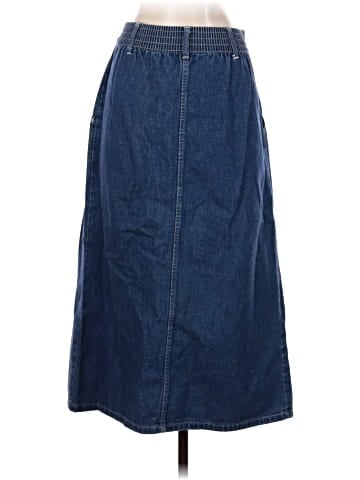 Lands' End Denim Skirt (view 2)