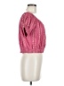 Elan Pink Short Sleeve Blouse Size M - photo 4