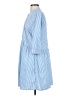 Tuckernuck 100% Polyester Stripes Blue Casual Dress Size S - photo 5