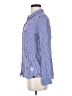 Assorted Brands 100% Viscose Hearts Blue Long Sleeve Button-Down Shirt Size S - photo 5