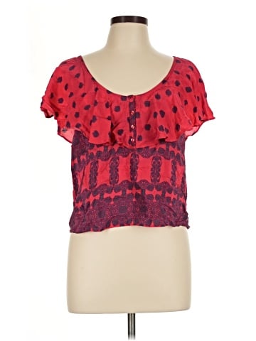 Free People Short Sleeve Blouse (view 1)