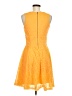 Express 100% Polyester Orange Cocktail Dress Size M - photo 2