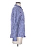 Assorted Brands 100% Viscose Hearts Blue Long Sleeve Button-Down Shirt Size S - photo 4
