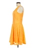 Express 100% Polyester Orange Cocktail Dress Size M - photo 5