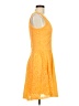Express 100% Polyester Orange Cocktail Dress Size M - photo 4