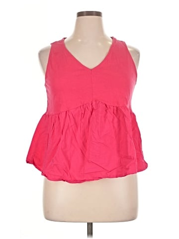 Terra & Sky Sleeveless Blouse (view 1)
