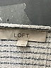Ann Taylor LOFT Silver Long Sleeve Top Size L - photo 7