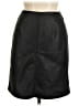 Assorted Brands 100% Polyester Solid Black Faux Leather Skirt Size 9 - photo 1