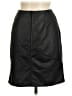 Assorted Brands 100% Polyester Solid Black Faux Leather Skirt Size 9 - photo 2