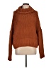 Free People Solid Orange Turtleneck Sweater Size L - photo 1