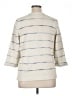J.Jill Stripes Ivory Pullover Sweater Size XL - photo 2