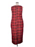 Shein Curve Plaid Red Casual Dress Size 18 Plus (3) - photo 2