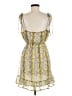 Le Lis 100% Polyester Paisley Yellow Casual Dress Size M - photo 2