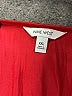 Nine West 100% Polyester Red Long Sleeve Blouse Size XXL - photo 7