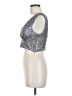 Lulus Silver Sleeveless Top Size M - photo 5