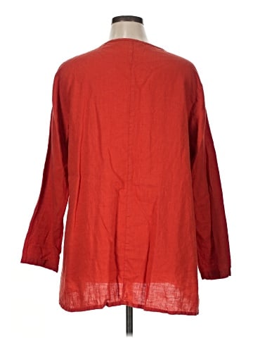 Flax 3/4 Sleeve Blouse (view 2)