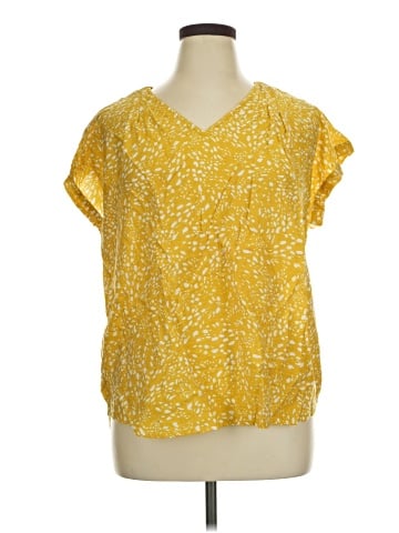Simply Vera Vera Wang Short Sleeve Blouse (view 1)