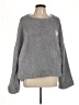 Unbranded Solid Gray Pullover Sweater Size L - photo 1