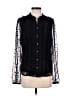 Boden 100% Polyester Polka Dots Black Long Sleeve Blouse Size 6 - photo 1