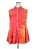 Avenue Orange Sleeveless Blouse Size 18 Plus - photo 1