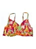 Unbranded Print Orange Swimsuit Top Size L (estimated) - photo 1
