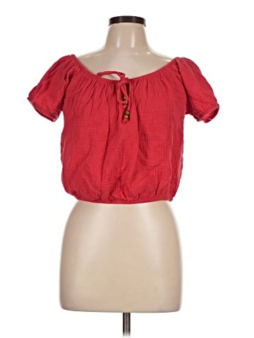 Almost Famous Short Sleeve Blouse (view 1)
