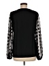 Unbranded 100% Polyester Black Long Sleeve Blouse Size M - photo 2