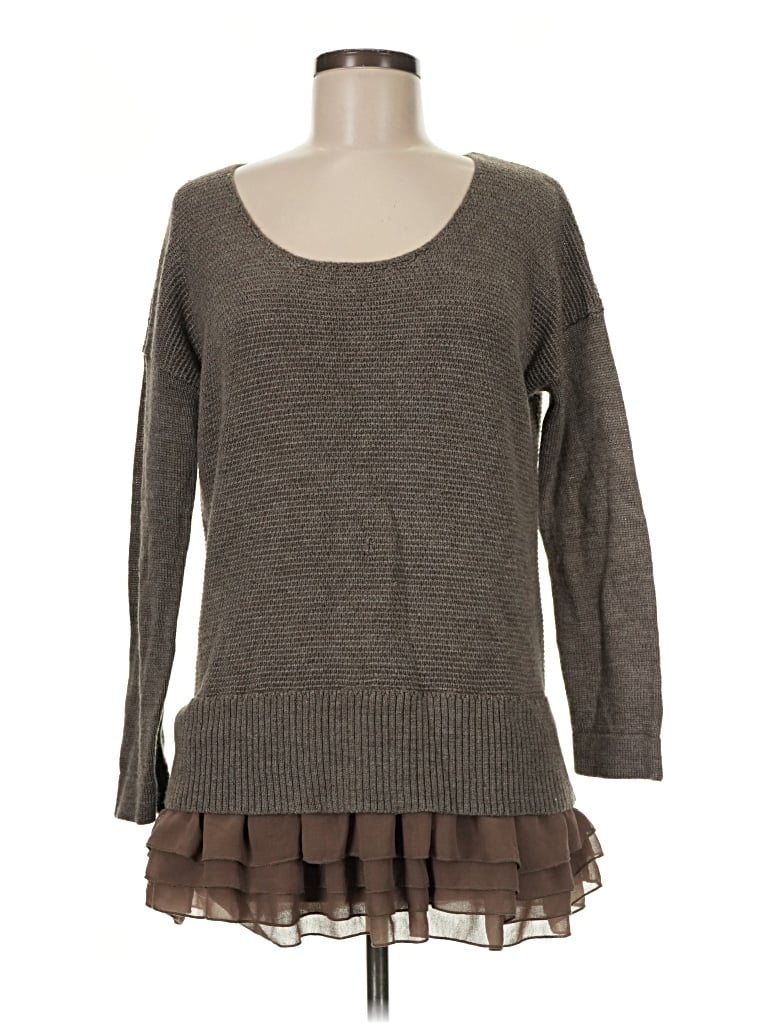 Pre-owned Soft Surroundings Pullover Sweater In Brown