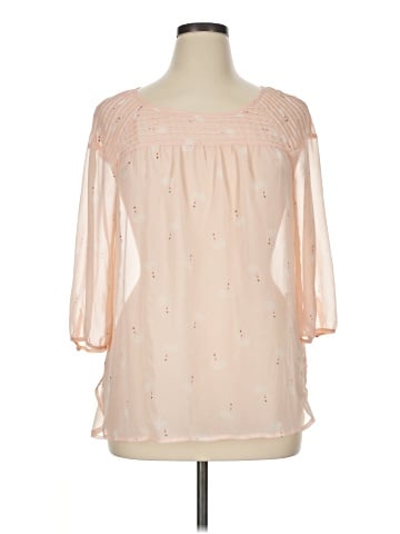 LC Lauren Conrad 3/4 Sleeve Blouse (view 1)