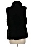 Lands' End 100% Polyester Black Faux Fur Vest Size M - photo 2