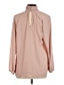 Veronica M. 100% Polyester Pink Long Sleeve Blouse Size M - photo 2