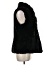 Lands' End 100% Polyester Black Faux Fur Vest Size M - photo 4