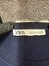 Zara Black Blue Long Sleeve Top Size S - photo 7