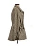 Zara 100% Polyester Checkered-gingham Brown Coat Size S - photo 4