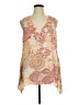 Rose + Olive Orange Sleeveless Blouse Size 1X - photo 1