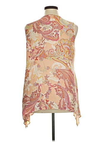 Rose + Olive Sleeveless Blouse (view 2)
