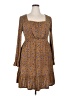 Gilli Paisley Brown Casual Dress Size 2X - photo 1