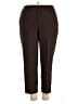 Briggs 100% Polyester Brown Casual Pants Size 18 - photo 1