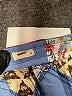 Warm Hearts Blue Shorts Size XS (0) - photo 3