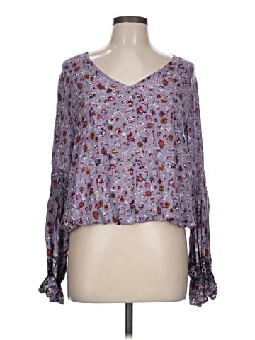 Eyeshadow 3/4 Sleeve Blouse (view 1)
