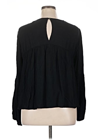 Scoop Long Sleeve Blouse (view 2)