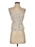 John Galt 100% Viscose Ivory Sleeveless Top Size Sm - photo 1