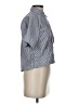Theory Stripes Silver Short Sleeve Blouse Size P (petite) - photo 4