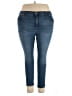Terra & Sky Solid Blue Jeans Size 20 - photo 1