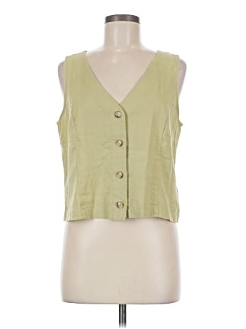 Madewell Sleeveless Button-Down Shirt (view 1)